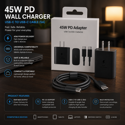 45 W USB- C Fast Charger