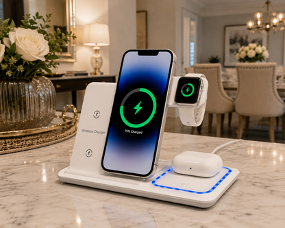 3 in 1 Wireless charger {Foldable)