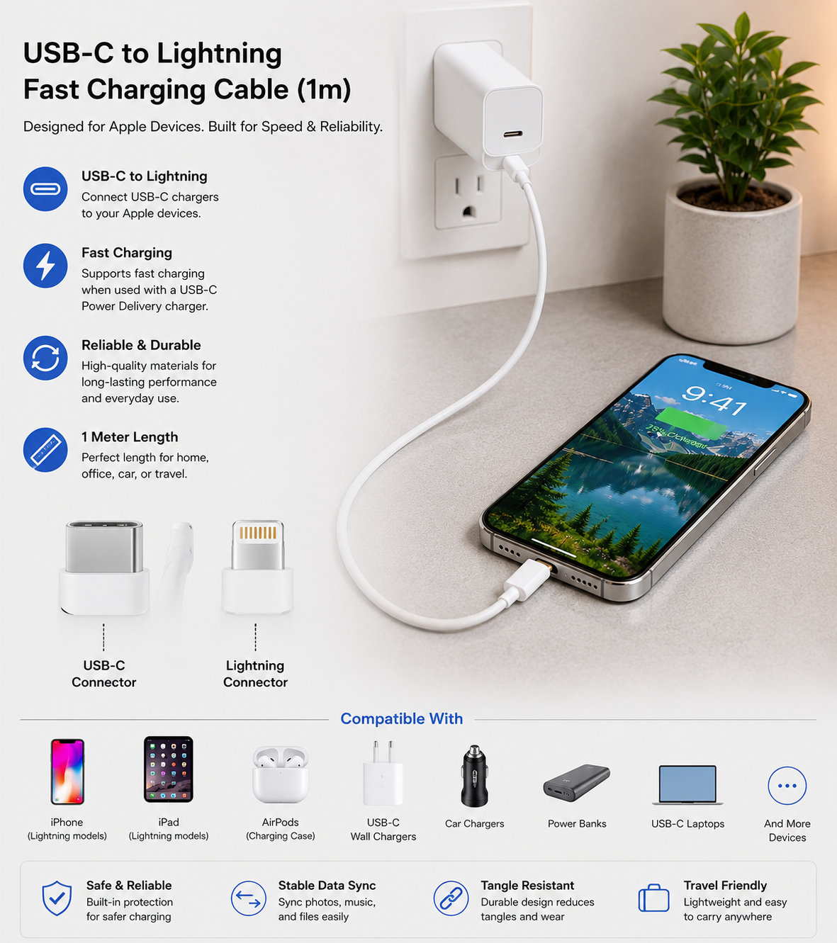 USB-C 25W Power Adapter