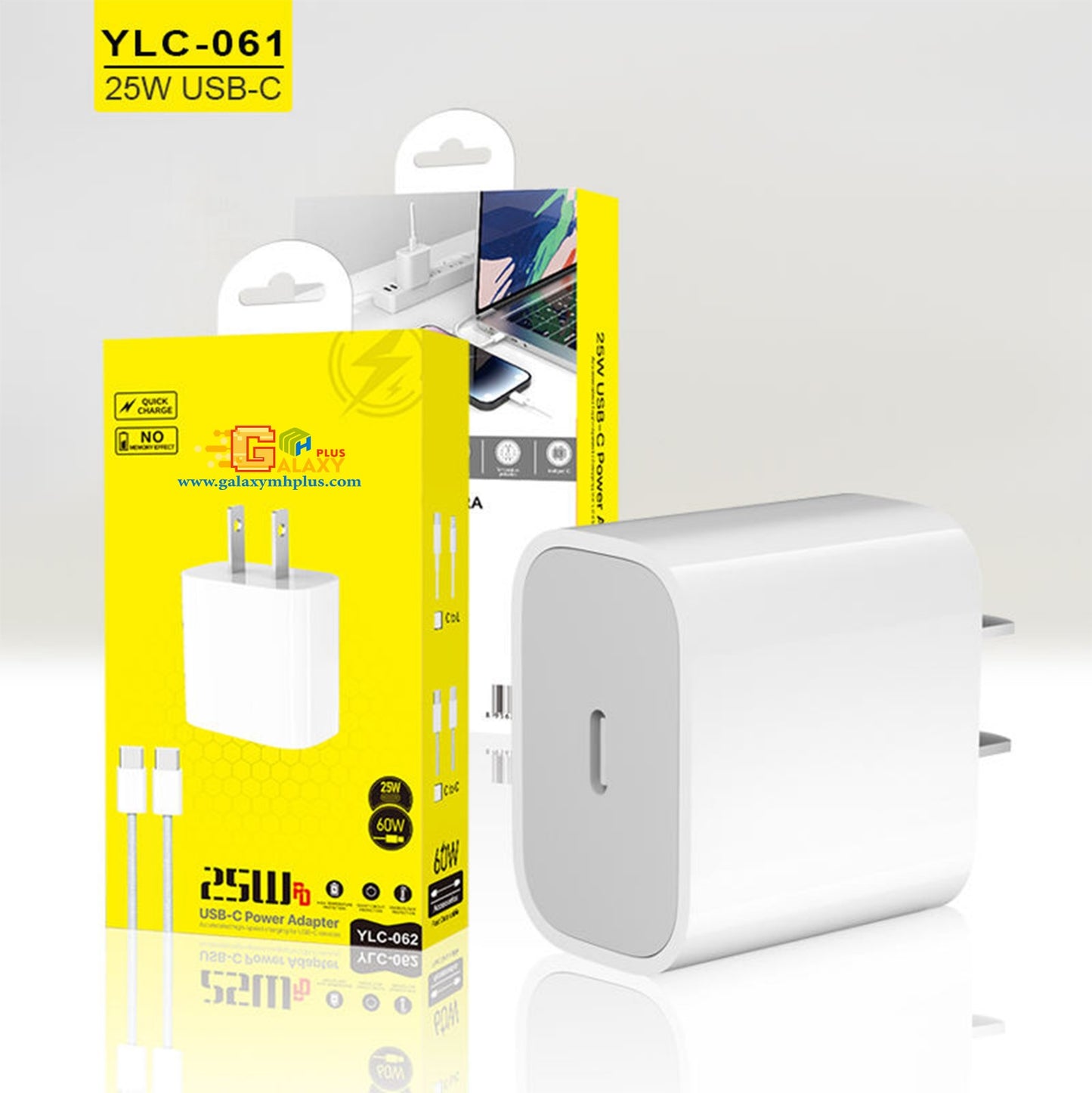 Fast Charger Ultra 25W USB - C Power Adapter Galaxy MH Plus