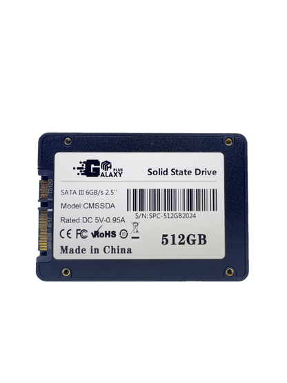 512 GB Solid State Drive 2.5 inch Internal, 20x Faster